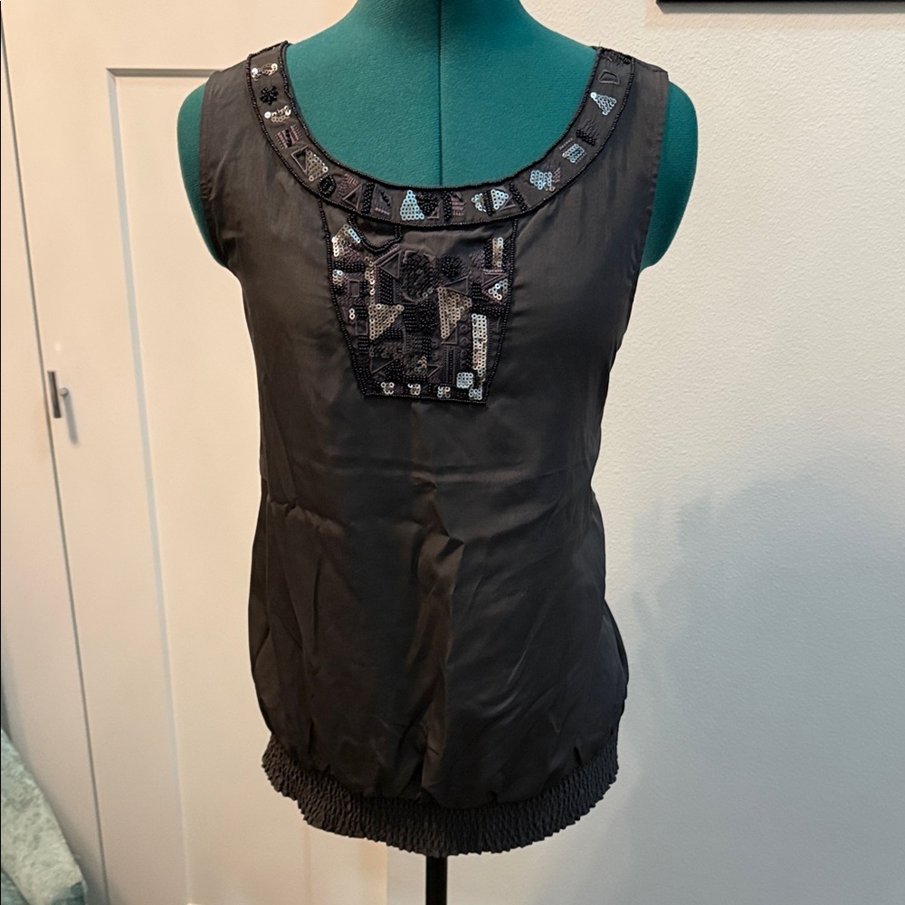 Outback Red Charcoal Embellished Blouse